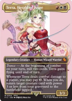 Terra, Herald of Hope Final Fantasy Commander decks Character Card